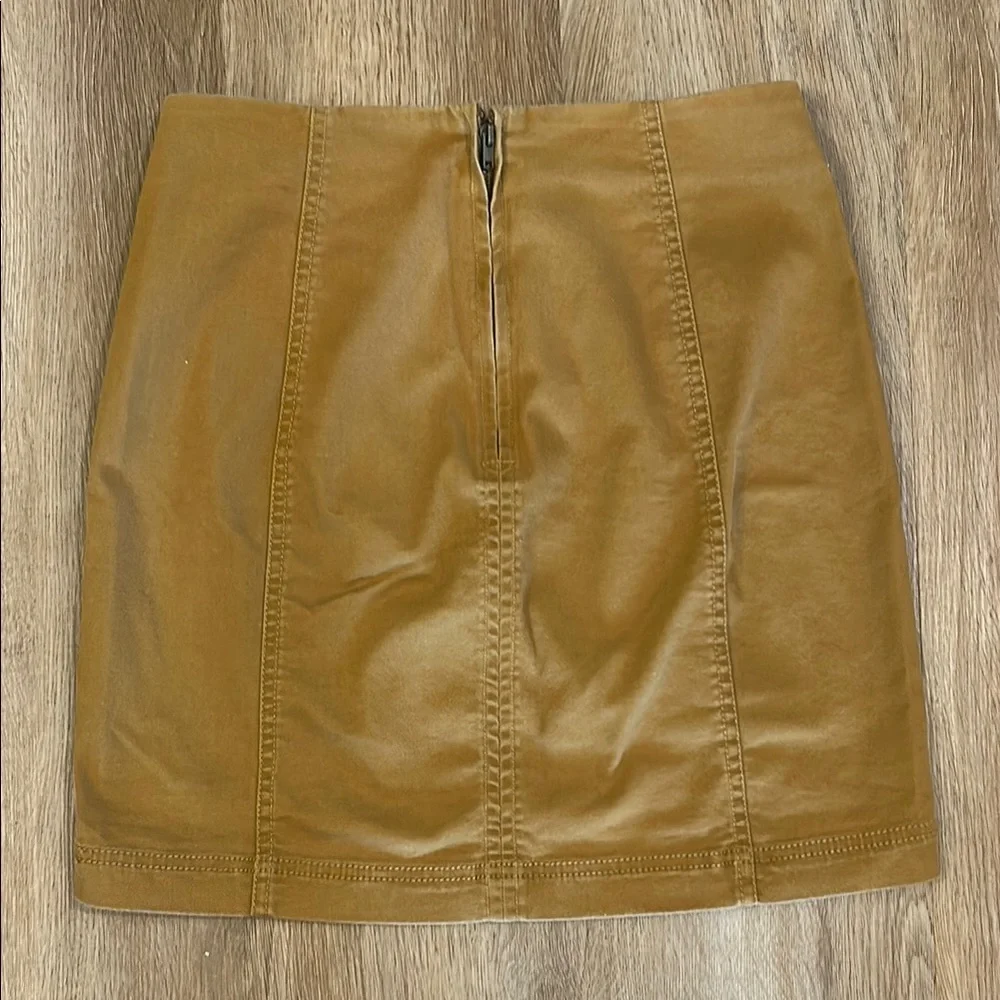 Mudd Tan Pencil Mini Skirt Casual Work